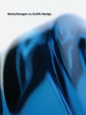 cover image of Betrachtungen zu Grafik-Design
